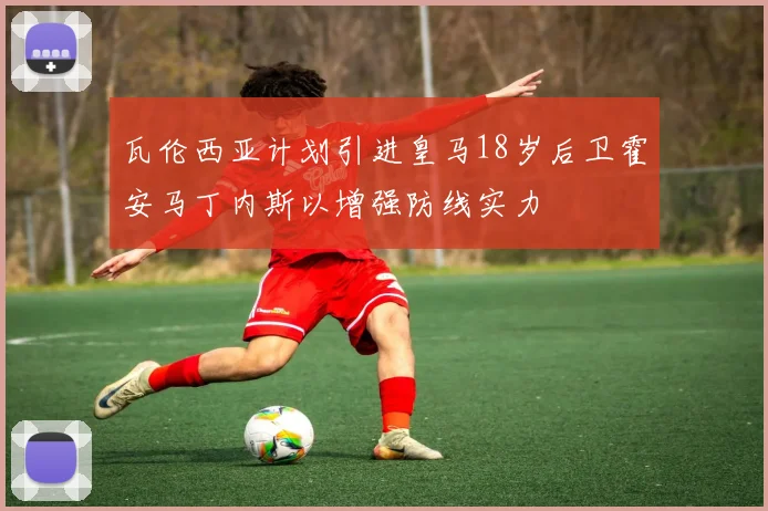 瓦伦西亚计划引进皇马18岁后卫霍安马丁内斯以增强防线实力