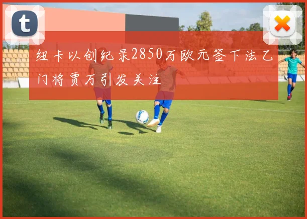 纽卡以创纪录2850万欧元签下法乙门将贾万引发关注